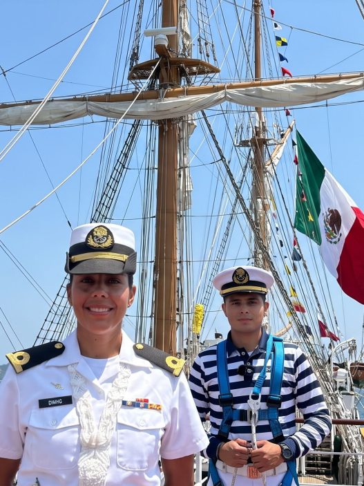 144 Guardiamarinas inician su crucero de formación tras el accidente del Buque Cuauhtémoc